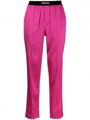Пижамные брюки Tom Ford. Цвет: розовый