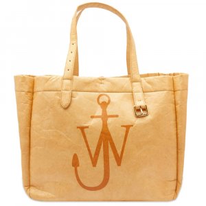 Большая сумка-тоут с поясом и логотипом , бежевый JW Anderson