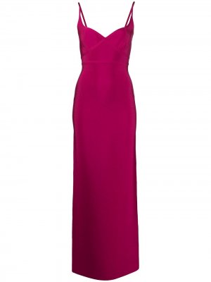 Вечернее платье с вырезом в форме сердца Herve L. Leroux. Цвет: фиолетовый