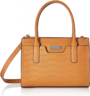 Женская сумка-портфель Sandy Jr. Top Handel со съемным ремешком через плечо, светло-коричневый Nautica