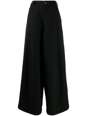 Расклешенные брюки с завышенной талией Société Anonyme. Цвет: черный