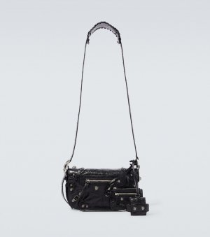 Кожаная сумка через плечо Le Cagole XS , черный Balenciaga