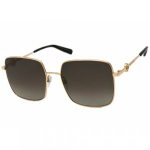Солнцезащитные очки 654/S, золотой, коричневый MARC JACOBS. Цвет: коричневый
