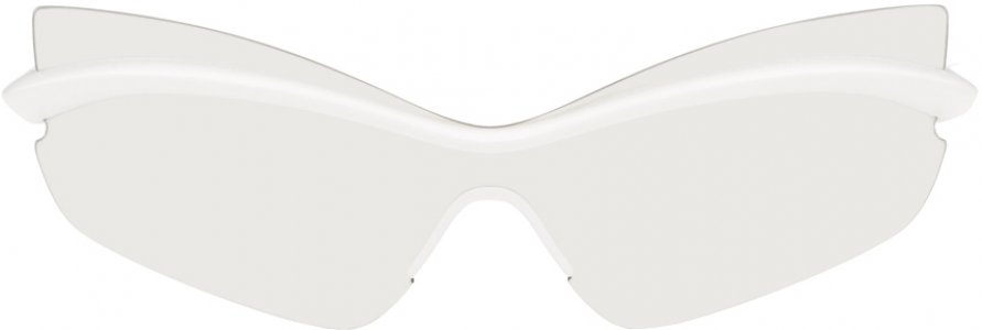 Белые солнцезащитные очки MYKITA Edition MMECHO004 Maison Margiela