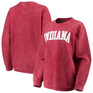 Женские чулки Pressbox Crimson Indiana Hoosiers с удобным шнурком в винтажном стиле, базовый пуловер аркой, толстовка Unbranded