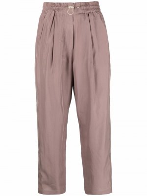 Drawstring-fastening waist trousers Alysi. Цвет: розовый