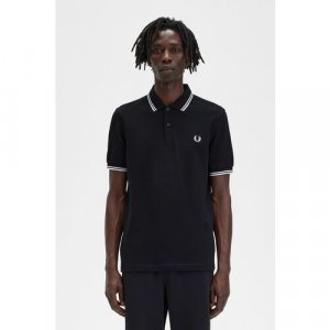 Поло , размер XL, черный FRED PERRY. Цвет: черный