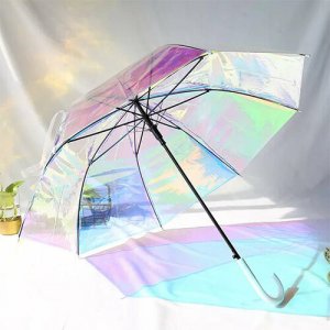 Зонт-трость CM, бесцветный Cm. Цвет: бесцветный/белый