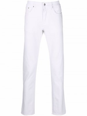 Однотонные брюки Department 5. Цвет: белый