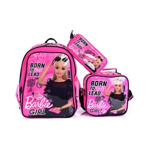 Лицензированный школьный рюкзак 41265, набор из 3 шт. Barbie