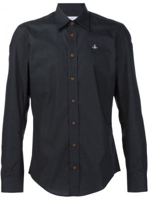 Классическая рубашка с длинными рукавами Vivienne Westwood Man. Цвет: синий