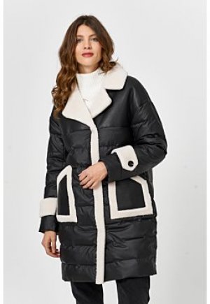 Утепленная куртка с отделкой Virtuale Fur Collection