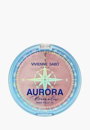 Палетка для лица Vivienne Sabo Aurora Borealis, тон 01. Цвет: розовый