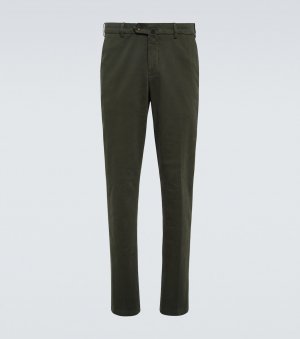 Хлопковые брюки чинос , зеленый Loro Piana