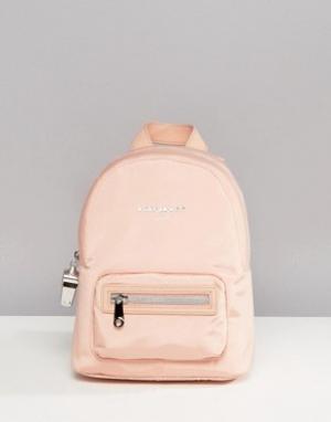 Миниатюрный нейлоновый рюкзак бледно-розового цвета Sport Str Fiorelli. Цвет: розовый