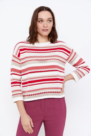 Хлопковый свитер BC. , темно-красный Cortefiel