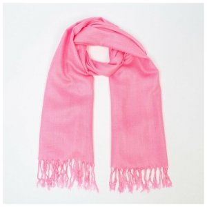 Палантин текстильный, цвет розовый, размер 70х70 Rossini. Цвет: розовый