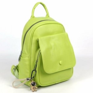 Рюкзак Z166-19 Светло-Зеленый, фактура гладкая, зеленый Piove. Цвет: зеленый/салатовый