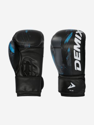 Перчатки боксерские , Черный, размер 12 oz Demix. Цвет: черный