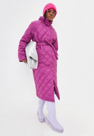 Куртка утепленная Vamponi. Цвет: фиолетовый