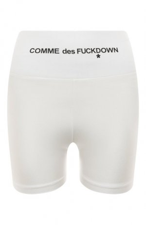 Шорты Comme des Fuckdown. Цвет: белый