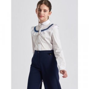 Школьная блуза , размер 146/72, белый SMENA. Цвет: белый