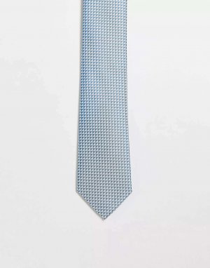Темно-синий галстук с ромбовидным принтом French Connection