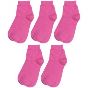 Комплект из 5 пар детских носков (Орудьевский трикотаж) лиловые, размер 16-18 RuSocks. Цвет: фиолетовый