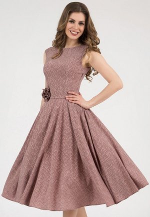 Платье Olivegrey MIDORA. Цвет: коричневый