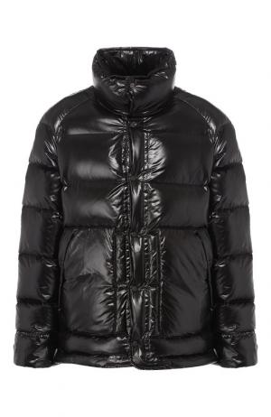 Пуховая куртка на молнии с воротником-стойкой Wooyoungmi. Цвет: черный