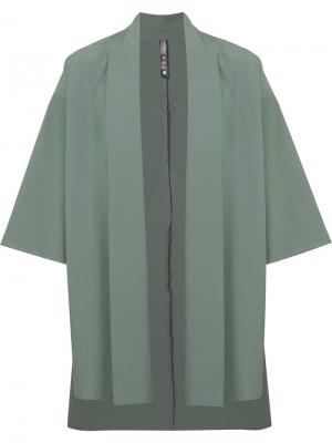 Пиджак в стиле кимоно Brandblack. Цвет: зелёный