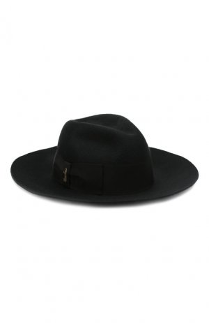 Кашемировая шляпа Borsalino. Цвет: чёрный