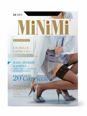 Mini capriccio 20 new чулки nero MINIMI. Цвет: nero