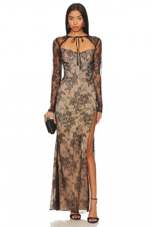 Платье Persia Gown, цвет Black & Nude Katie May