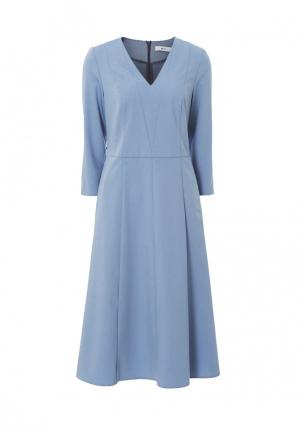 Платье Emka. Цвет: голубой