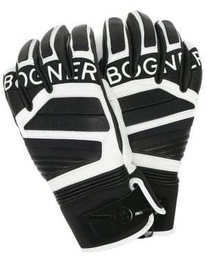 Перчатки комбинированные BOGNER. Цвет: черный