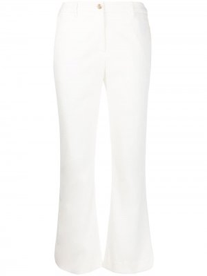 Укороченные расклешенные брюки Jaine Pt01. Цвет: белый
