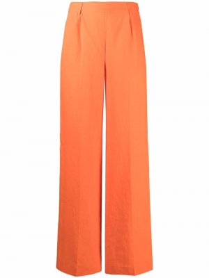 Широкие брюки с завышенной талией Malo. Цвет: оранжевый