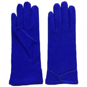 Перчатки , размер 6.5,-8.5, синий Crystel Eden. Цвет: синий/васильковый