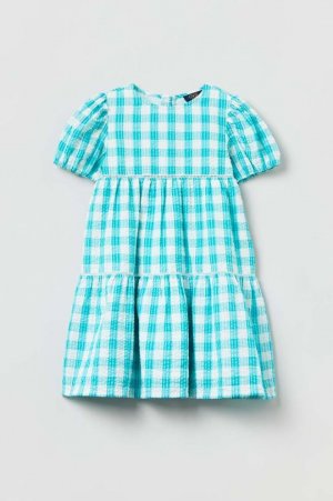 Платье из хлопка для маленькой девочки, зеленый OVS