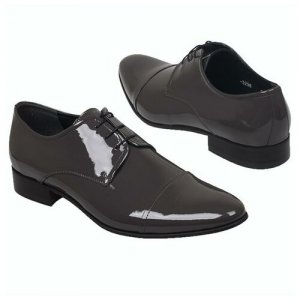 Лаковые туфли мужские Lac-X-3296-S1/386 Conhpol. Цвет: серый