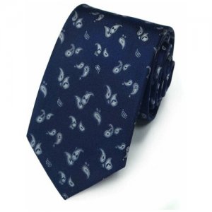 Оригинальный синий галстук из шелка 833773 Laura Biagiotti. Цвет: синий