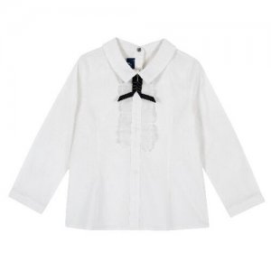 Блузка для девочек, размер 098, цвет белый Chicco. Цвет: белый