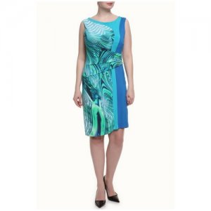 Платье Maria Grazia Severi 48Y64163914. Цвет: зеленый/синий