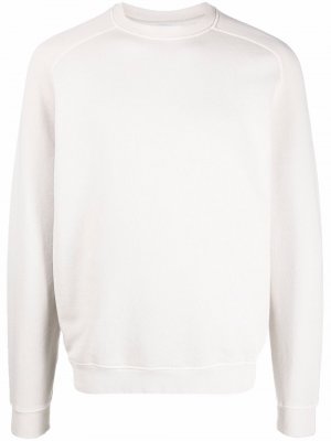 Solid-colour crewneck sweatshirt Boglioli. Цвет: белый