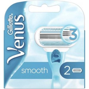 Женские лезвия для бритвы Venus Smooth REPLACEMENT, 2 шт. в упаковке 7702018495078 Бритва Gillette