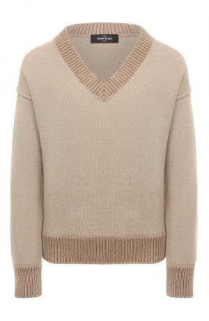 Кашемировый свитер Gran Sasso. Цвет: бежевый