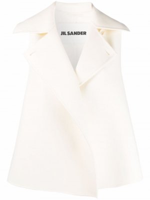 Куртка-рубашка без рукавов Jil Sander. Цвет: нейтральные цвета