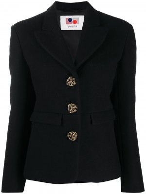 Пиджак с декоративными пуговицами Ports 1961. Цвет: черный