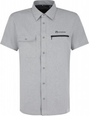 Рубашка с коротким рукавом мужская, размер 46 Outventure. Цвет: серый
